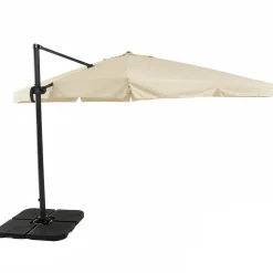 Ombrellone a Lampada con flap telo Ècru 3x4 metri