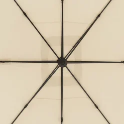 Ombrellone a Lampada con flap telo Ècru 3x4 metri