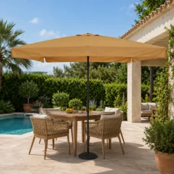Ombrellone da Giardino Camel con Carrucola 3x3 metri