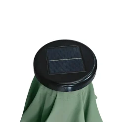 Ombrellone da giardino con 32 LED e Pannello Solare Verde diametro 3 metri