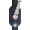 Ombrellone da giardino con 32 LED e Pannello Solare Grigio diametro 3 metri