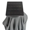 Ombrellone da giardino con LED e Pannello Solare Grigio 3x4 metri