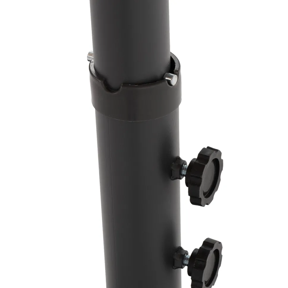 Ombrellone da giardino Decentrato con 32 LED e Pannello Solare Camel diametro 3 metri