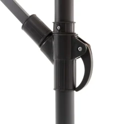 Ombrellone da giardino Decentrato con 32 LED e Pannello Solare Camel diametro 3 metri