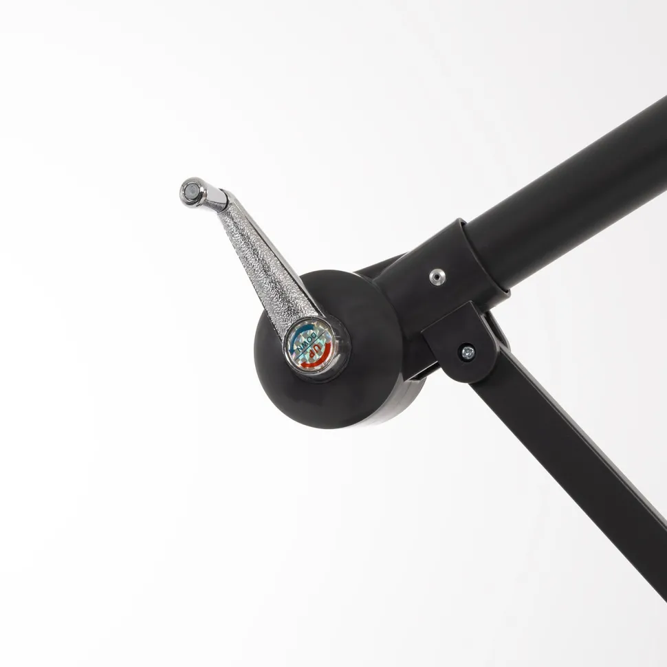 Ombrellone da giardino Decentrato con 32 LED e Pannello Solare Camel diametro 3 metri