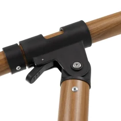 Ombrellone da giardino Decentrato con Braccio Laterale e Telo Grigio