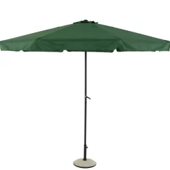 Ombrellone da giardino Verde con falda e carrucola diametro 3 metri