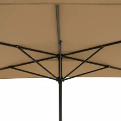 Ombrellone Decentrato a Semicerchio da Balcone con manovella Camel h2,30x1,30 metri