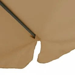 Ombrellone Decentrato a Semicerchio da Balcone con manovella Camel h2,30x1,30 metri