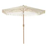 Ombrellone Mare con Frange e Manovella h238 cm diametro 270 cm