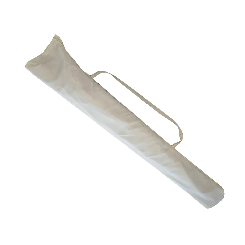 Ombrellone Mare con Frange e snodo Crema h218 cm diametro 200 cm