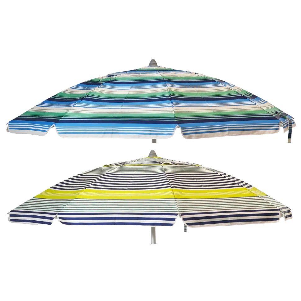 Ombrellone Mare con Snodo e Trivella Inclusa h204 cm diametro 200 cm
