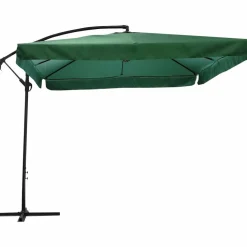 Ombrellone Quadrato con carrucola Verde