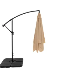 Ombrellone Quadrato con carrucola Camel