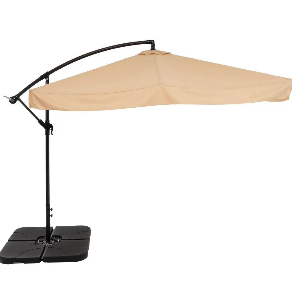 Ombrellone Quadrato con carrucola Camel