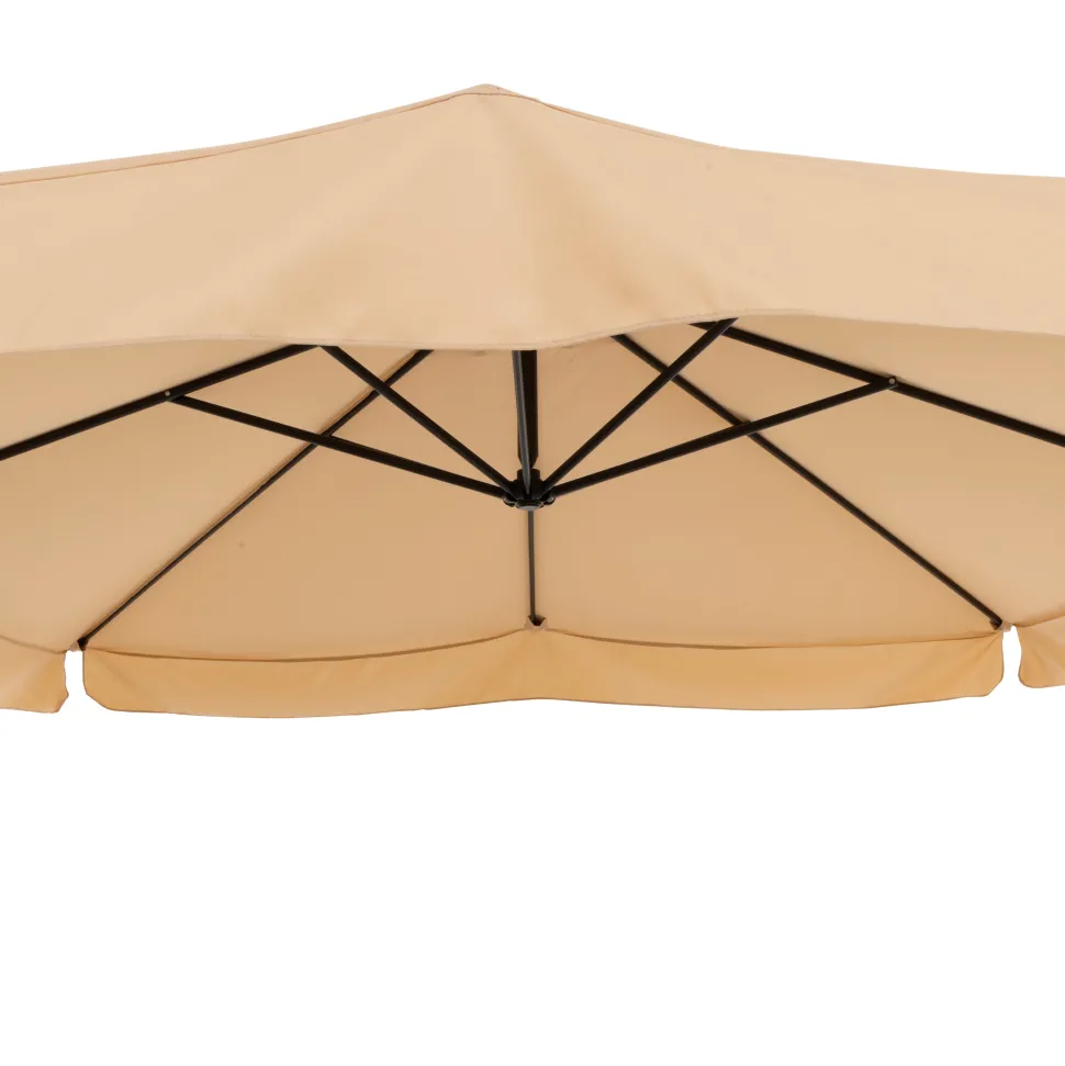 Ombrellone Quadrato con carrucola Camel