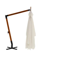 Ombrellone Rettangolare a lampada Ècru 3x4 metri