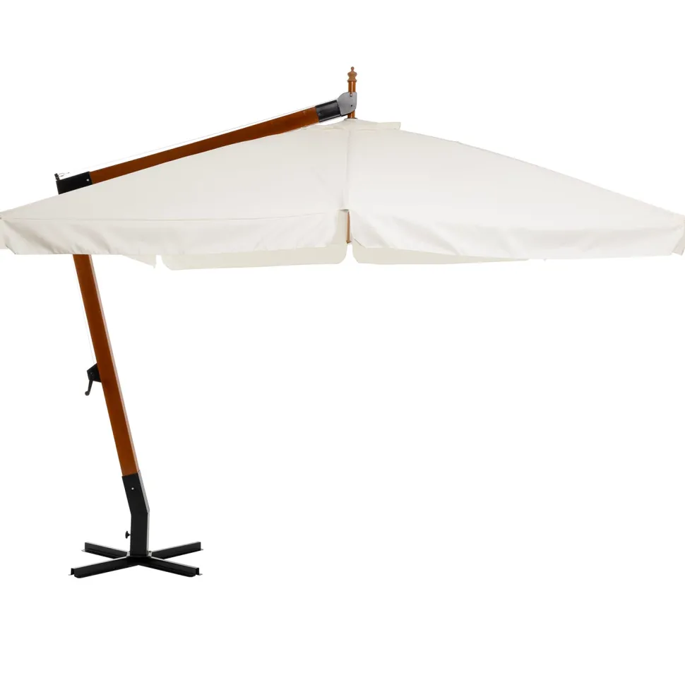 Ombrellone Rettangolare a lampada Ècru 3x4 metri