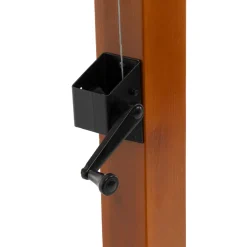 Ombrellone Rettangolare a lampada Ècru 3x4 metri