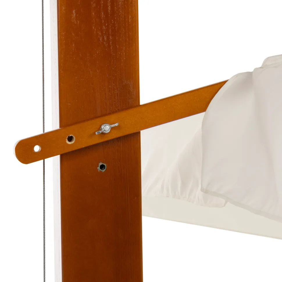 Ombrellone Rettangolare a lampada Ècru 3x4 metri