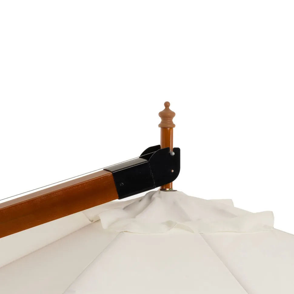 Ombrellone Rettangolare a lampada Ècru 3x4 metri