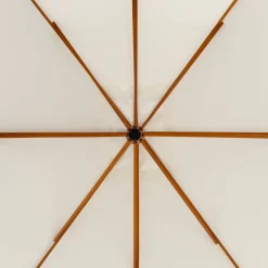 Ombrellone Rettangolare a lampada Ècru 3x4 metri