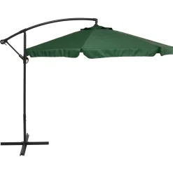 Ombrellone Tondo Verde a lampada con carrucola