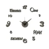 Orologio da Parete Adesivo Marble Fai da Te 60x60 cm