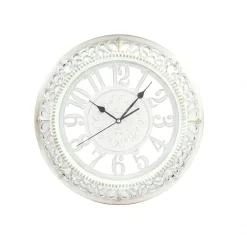 Orologio da Parete Decorativo Vintage Bianco diametro 30 cm