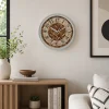 Orologio da Parete Effetto Intreccio Naturale diametro 30 cm