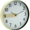 Orologio da parete effetto legno