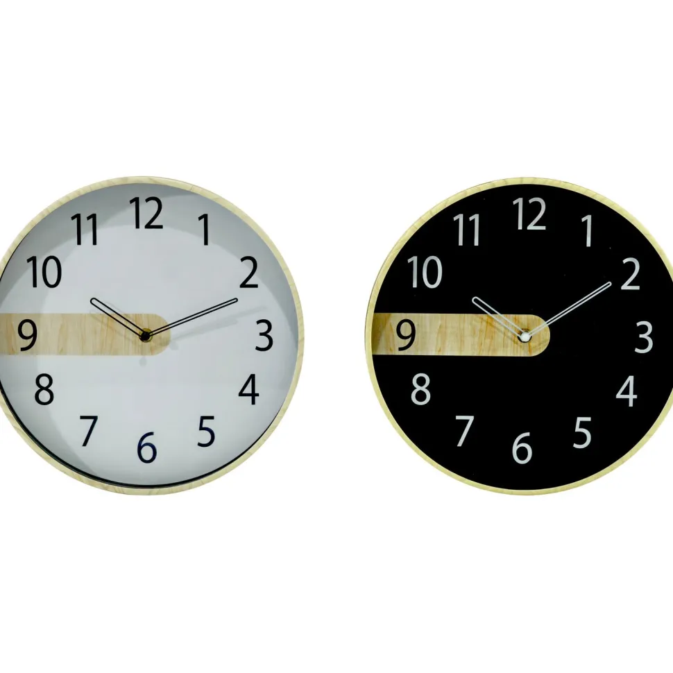 Orologio da parete effetto legno