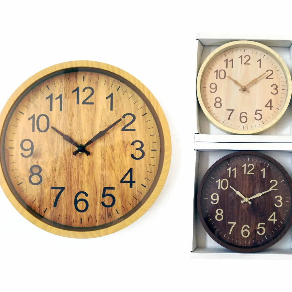 Orologio da parete effetto Legno