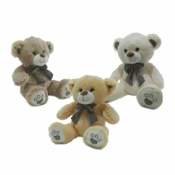 Orsetto morbidoso peluches con fiocco