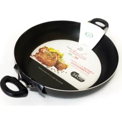 Padella alta 2 manici antiaderente in alluminio Linea Ambra diametro 34 cm
