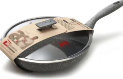 Padella antiaderente con coperchio in vetro Regina di pietra Induction diametro 20 cm