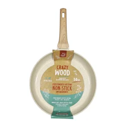 Padella Antiaderente in alluminio pressato Crazy Wood diametro 30 cm