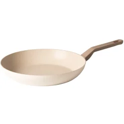 Padella in alluminio pressato Beige Linea Diamante diametro 32 cm