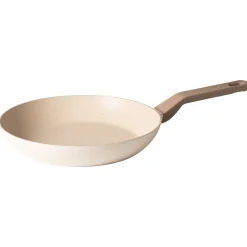 Padella in alluminio pressato Beige Linea Diamante diametro 28 cm
