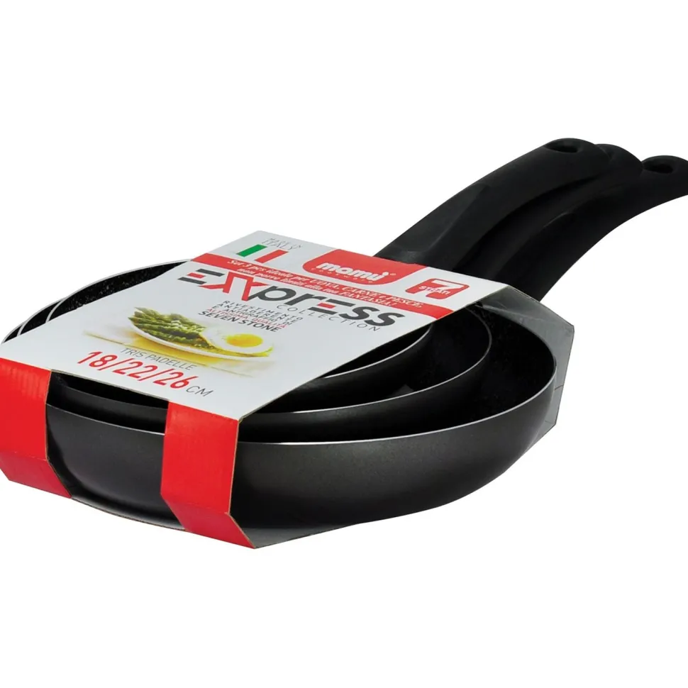 Padella set 3 pezzi Linea Express diametro 18/22/26 cm