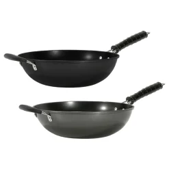 Padella Wok con manici diametro 32 cm