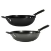 Padella wok con manici diametro 34 cm