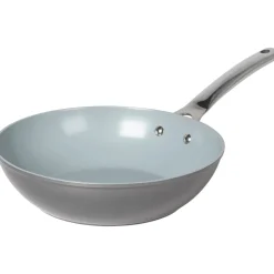 Padella Wok in alluminio forgiato Linea Keramì diametro 32 cm