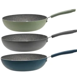 Padella Wok in alluminio pressato Linea Maya diametro 28 cm