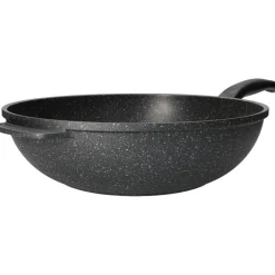 Padella Wok in alluminio pressofuso con fondo a induzione Linea ChefStone