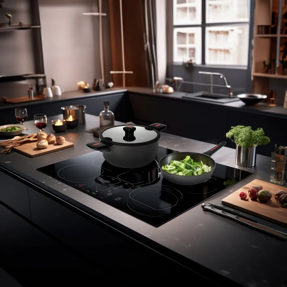 Padella Wok in alluminio pressofuso Linea Grenoble diametro 30 cm