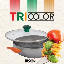 Padelle set 3 pezzi Linea Tricolor diametro 18/22/26 cm