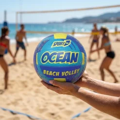 Pallone Beach Volley Ocean in Cuoio Sintetico Misura 5