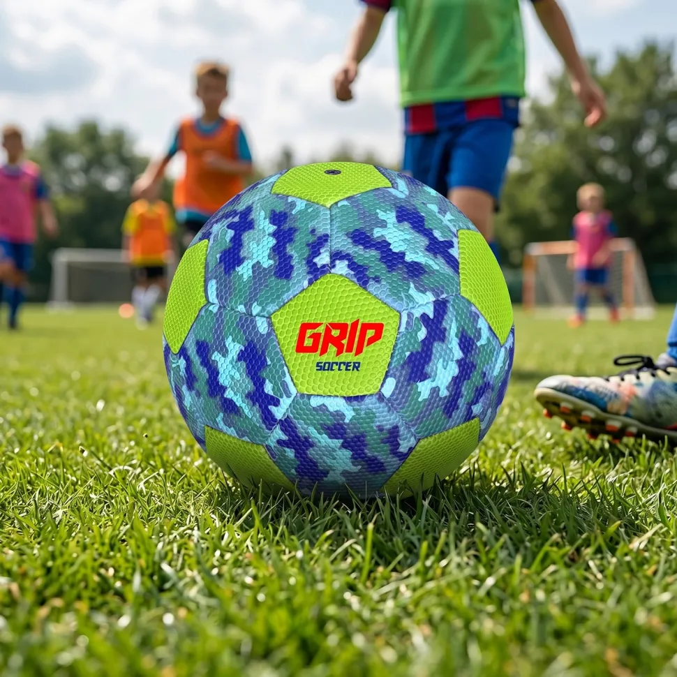 Pallone Calcio Super Grip in Cuoio Sintetico Misura 2