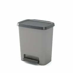 Pattumiera a pedale grigio 25 litri Compatta Bin